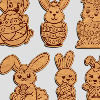 Intra απο ξύλο plywood  Χρώμα wenge 3mm-4mm πάχος - Πασχαλινό DIY Paint Kit, για παιδιά Δίασταση 5x4 cm INTRAFABR-106377186 - Image 7