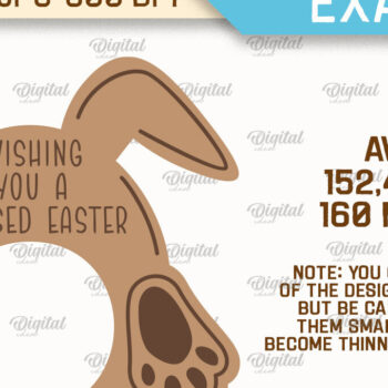 Intra απο ξύλο plywood  Χρώμα wenge 3mm-4mm πάχος - Πασχαλινό Doh Holder Δέσμη κοπής με λέιζερ Δίασταση 15x15 cm INTRAFABR-106377197 - Image 2