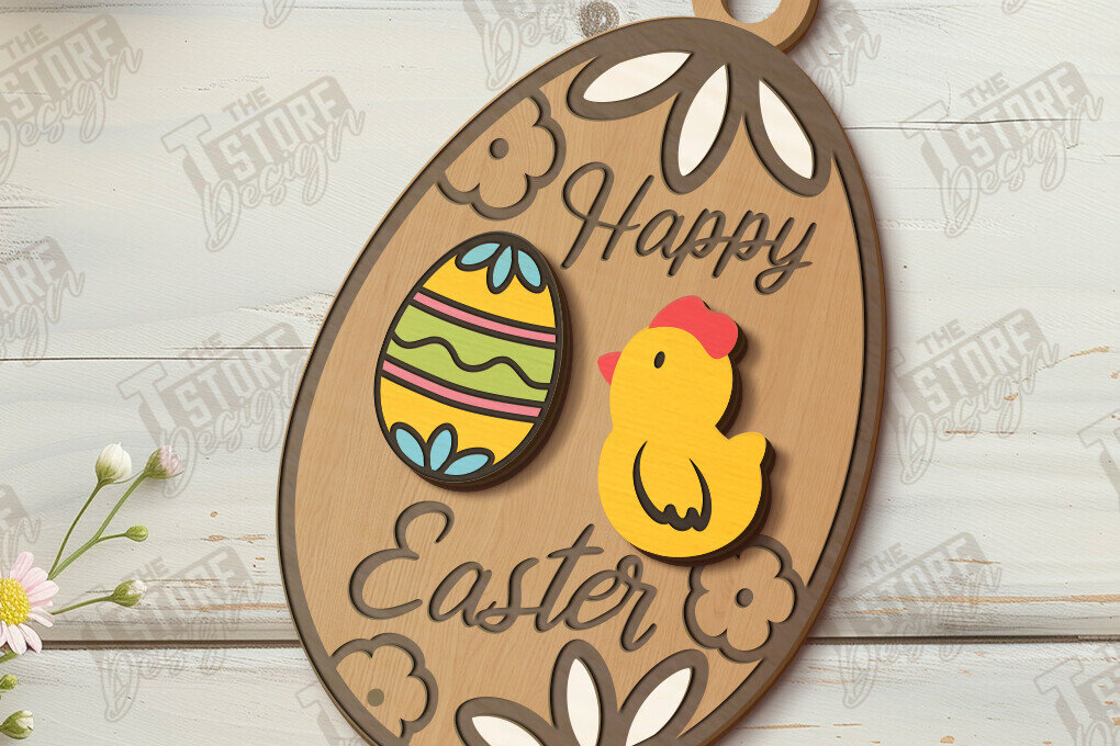 Intra απο ξύλο plywood  Χρώμα wenge 3mm-4mm πάχος - Πασχαλινή Πόρτα Γωνία | Πασχαλινό σχέδιο | CNC Δίασταση 15x15 cm INTRAFABR-38985978