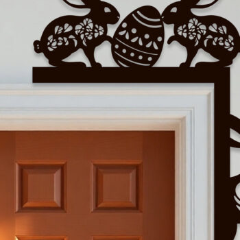 Intra απο ξύλο plywood  Χρώμα wenge 3mm-4mm πάχος - Πασχαλινή πόρτα Γωνιακή Δίασταση 15x15 cm INTRAFABR-105067354 - Image 1