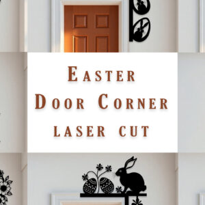 Intra απο ξύλο plywood  Χρώμα wenge 3mm-4mm πάχος - Πασχαλινή Πόρτα Γωνιακή Δέσμη Δίασταση 15x15 cm INTRAFABR-106717418