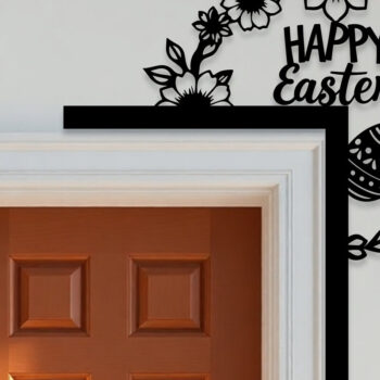 Intra απο ξύλο plywood  Χρώμα wenge 3mm-4mm πάχος - Πασχαλινή πόρτα Γωνιακή Δίασταση 15x15 cm INTRAFABR-106648885 - Image 1