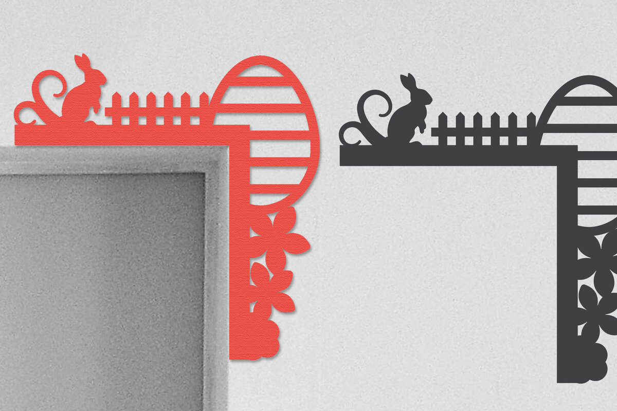 Intra απο ξύλο plywood  Χρώμα wenge 3mm-4mm πάχος - Πασχαλινή πόρτα γωνιακή Δίασταση 30x20 cm INTRAFABR-106648869