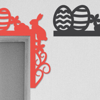 Intra απο ξύλο plywood Χρώμα wenge 3mm-4mm πάχος - Πασχαλινή πόρτα γωνιακή Δίασταση 30x20 cm INTRAFABR-79367566 - Image 1