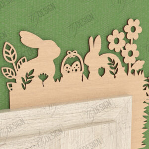 Intra απο ξύλο plywood Χρώμα wenge 3mm-4mm πάχος - Πασχαλινή Πόρτα Γωνία | Διακόσμηση Τοίχων | CNC Δίασταση 15x15 cm INTRAFABR-79367559