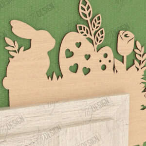 Intra απο ξύλο plywood Χρώμα wenge 3mm-4mm πάχος - Πασχαλινή Πόρτα Γωνία | Διακόσμηση Τοίχων | CNC Δίασταση 15x15 cm INTRAFABR-125082689