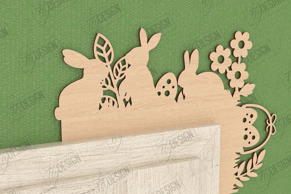 Intra απο ξύλο plywood  Χρώμα wenge 3mm-4mm πάχος - Πασχαλινή Πόρτα Γωνία | Διακόσμηση Τοίχων | CNC Δίασταση 15x15 cm INTRAFABR-125082714