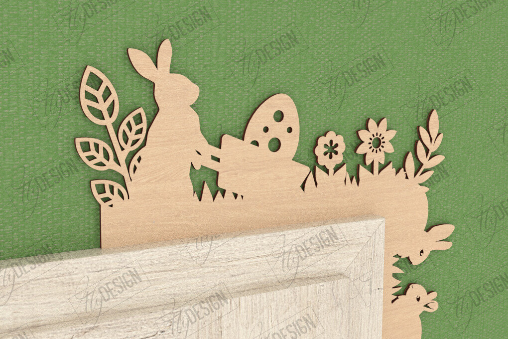 Intra απο ξύλο plywood  Χρώμα wenge 3mm-4mm πάχος - Πασχαλινή Πόρτα Γωνία | Διακόσμηση Τοίχων | CNC Δίασταση 15x15 cm INTRAFABR-125082645