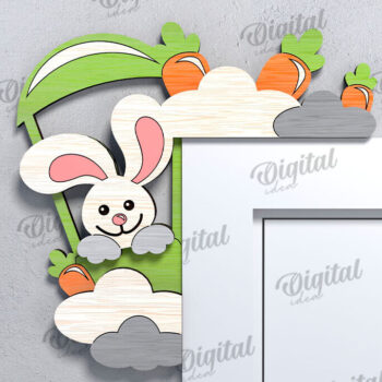 Intra απο ξύλο plywood  Χρώμα wenge 3mm-4mm πάχος - Πασχαλινές γωνίες πόρτας Δέσμη κοπής με λέιζερ Δίασταση 15x15 cm INTRAFABR-125082676 - Image 2