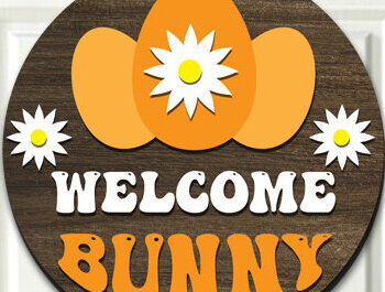 Intra απο ξύλο plywood  Χρώμα wenge 3mm-4mm πάχος - Πασχαλινή κρεμάστρα πόρτας Bundle Δίασταση 15x15 cm INTRAFABR-125129409 - Image 6