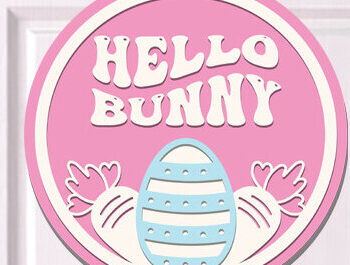 Intra απο ξύλο plywood  Χρώμα wenge 3mm-4mm πάχος - Πασχαλινή κρεμάστρα πόρτας Bundle Δίασταση 15x15 cm INTRAFABR-125129409 - Image 14