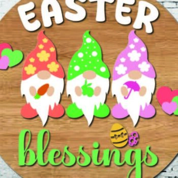 Intra απο ξύλο plywood  Χρώμα wenge 3mm-4mm πάχος - Πασχαλινή κρεμάστρα πόρτας Στρογγυλή πινακίδα Πακέτο Δίασταση 4x4 cm INTRAFABR-125129398 - Image 4