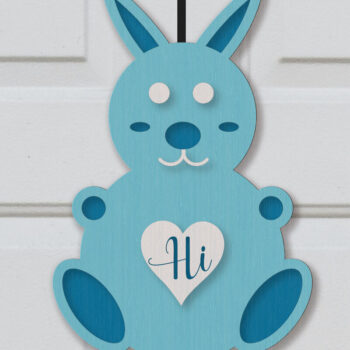 Intra απο ξύλο plywood  Χρώμα wenge 3mm-4mm πάχος - Πασχαλινή Κρεμάστρα Πόρτας Πακέτο Δίασταση 15x15 cm INTRAFABR-107820655 - Image 8