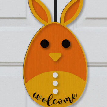 Intra απο ξύλο plywood  Χρώμα wenge 3mm-4mm πάχος - Πασχαλινή Κρεμάστρα Πόρτας Πακέτο Δίασταση 15x15 cm INTRAFABR-107820655 - Image 9