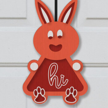 Intra απο ξύλο plywood  Χρώμα wenge 3mm-4mm πάχος - Πασχαλινή Κρεμάστρα Πόρτας Πακέτο Δίασταση 15x15 cm INTRAFABR-107820655 - Image 10