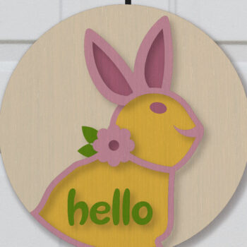 Intra απο ξύλο plywood  Χρώμα wenge 3mm-4mm πάχος - Πασχαλινή Κρεμάστρα Πόρτας Πακέτο Δίασταση 15x15 cm INTRAFABR-107820655 - Image 12