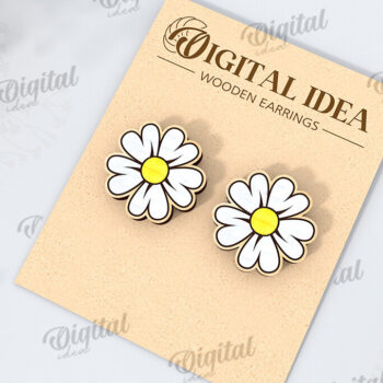 Intra απο ξύλο plywood Χρώμα wenge 3mm-4mm πάχος - Πασχαλινά σκουλαρίκια Πακέτο κοπής με λέιζερ Δίασταση 3x3 cm INTRAFABR-107423936 - Image 12