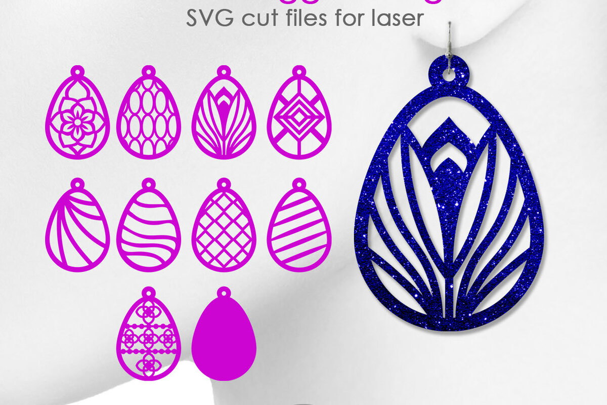 Intra απο ξύλο plywood  Χρώμα wenge 3mm-4mm πάχος - Πασχαλινά Σκουλαρίκια , Πασχαλινά Αυγά Σκουλαρίκια Δίασταση 3x3 cm INTRAFABR-102702604