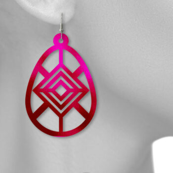 Intra απο ξύλο plywood  Χρώμα wenge 3mm-4mm πάχος - Πασχαλινά Σκουλαρίκια , Πασχαλινά Αυγά Σκουλαρίκια Δίασταση 3x3 cm INTRAFABR-102702604 - Image 3