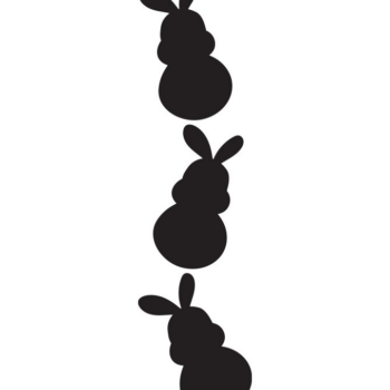 Intra απο ξύλο plywood  Χρώμα wenge 3mm-4mm πάχος - Πασχαλινά σκουλαρίκια Δίασταση 3x3 cm INTRAFABR-102484303 - Image 1