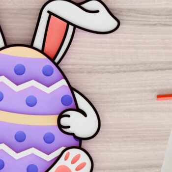 Intra απο ξύλο plywood Χρώμα wenge 3mm-4mm πάχος - 3d Laser Crafting Easter Egg Δίασταση 20x25 cm INTRAFABR-39370812 - Image 1