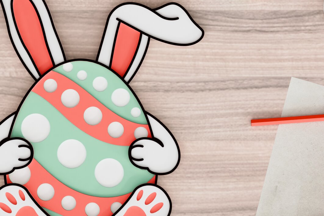 Intra απο ξύλο plywood  Χρώμα wenge 3mm-4mm πάχος - 3d Laser Crafting Easter Egg Δίασταση 20x25 cm INTRAFABR-103702076