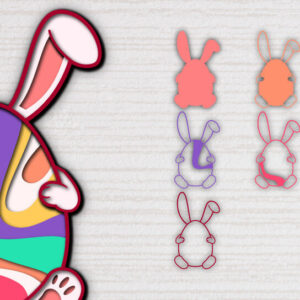 Intra απο ξύλο plywood  Χρώμα wenge 3mm-4mm πάχος - Πασχαλινό αυγό 3D Χαρτί κοπής Πολυστρωματικό Δίασταση 15x15 cm INTRAFABR-79087708