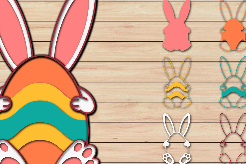 Intra απο ξύλο plywood  Χρώμα wenge 3mm-4mm πάχος - Πασχαλινό αυγό 3D Χαρτί κοπής Πολυστρωματικό Δίασταση 15x15 cm INTRAFABR-106765159