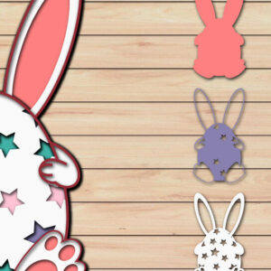 Intra απο ξύλο plywood  Χρώμα wenge 3mm-4mm πάχος - Πασχαλινό αυγό 3D Χαρτί κοπής Πολυστρωματικό Δίασταση 15x15 cm INTRAFABR-124976710