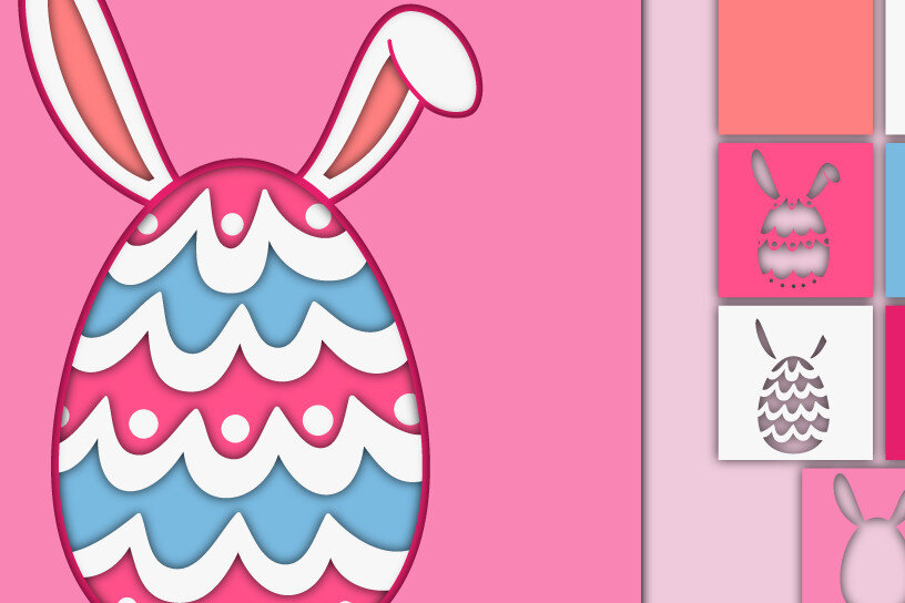 Intra απο ξύλο plywood  Χρώμα wenge 3mm-4mm πάχος - Πασχαλινό αυγό 3D Χαρτί κοπής Πολυστρωματικό Δίασταση 15x15 cm INTRAFABR-102820217