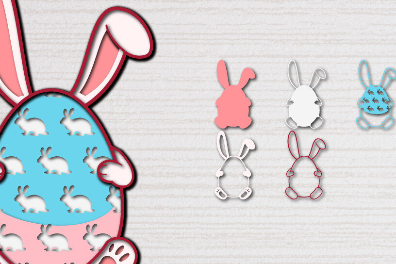 Intra απο ξύλο plywood  Χρώμα wenge 3mm-4mm πάχος - Πασχαλινό αυγό Δίασταση 15x15 cm INTRAFABR-108358914