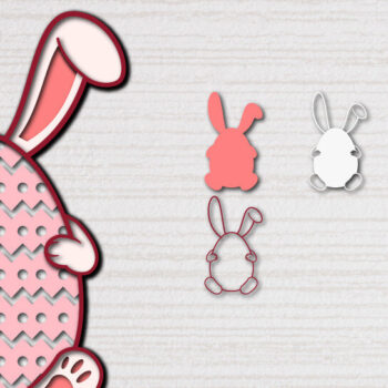 Intra απο ξύλο plywood  Χρώμα wenge 3mm-4mm πάχος - Πασχαλινό αυγό Δίασταση 15x15 cm INTRAFABR-35986036 - Image 1