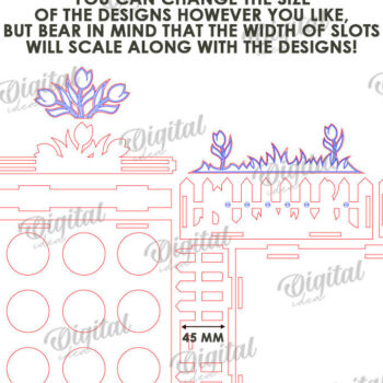 Intra απο ξύλο plywood Χρώμα wenge 3mm-4mm πάχος - Πασχαλινά καλάθια αυγών Δέσμη κοπής με λέιζερ Δίασταση 15x15 cm INTRAFABR-54934742 - Image 4