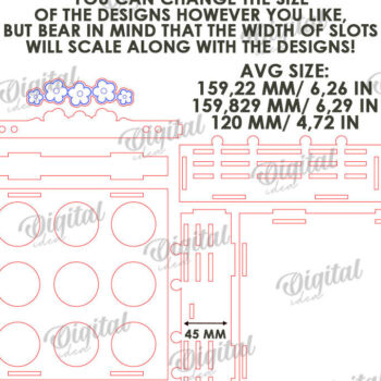 Intra απο ξύλο plywood Χρώμα wenge 3mm-4mm πάχος - Πασχαλινά καλάθια αυγών Δέσμη κοπής με λέιζερ Δίασταση 15x15 cm INTRAFABR-54934742 - Image 8
