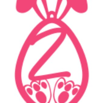 Intra απο ξύλο plywood  Χρώμα wenge 3mm-4mm πάχος - Πασχαλινό Αυγό Λαγουδάκι Αυτιά Αλφάβητο α - Ω Δίασταση 4x4 cm INTRAFABR-90182090 - Image 1