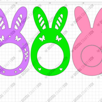 Intra απο ξύλο plywood  Χρώμα wenge 3mm-4mm πάχος - Πασχαλινό αυγό Bunny Ears Θόλος Καραμέλας Δίασταση 15x15 cm INTRAFABR-90184400 - Image 3