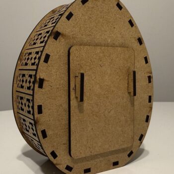 Intra απο ξύλο plywood  Χρώμα wenge 3mm-4mm πάχος - Λαμπροθήκη πασχαλινών αυγών Δίασταση 110x137 cm INTRAFABR-34012889 - Image 6