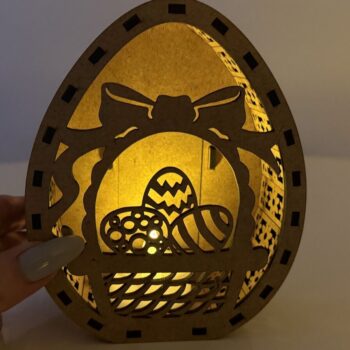 Intra απο ξύλο plywood  Χρώμα wenge 3mm-4mm πάχος - Λαμπροθήκη πασχαλινών αυγών Δίασταση 110x137 cm INTRAFABR-34012889 - Image 9