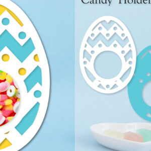 Intra απο ξύλο plywood  Χρώμα wenge 3mm-4mm πάχος - Easter Egg Candy Dome Horder Δίασταση 15x15 cm INTRAFABR-122964635