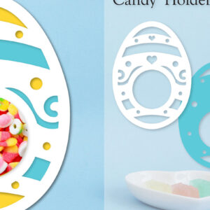 Intra απο ξύλο plywood  Χρώμα wenge 3mm-4mm πάχος - Easter Egg Candy Dome Horder Δίασταση 15x15 cm INTRAFABR-122964643