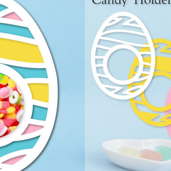 Intra απο ξύλο plywood  Χρώμα wenge 3mm-4mm πάχος - Easter Egg Candy Dome Horder Δίασταση 15x15 cm INTRAFABR-122964647 - Image 1