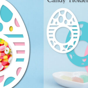 Intra απο ξύλο plywood  Χρώμα wenge 3mm-4mm πάχος - Easter Egg Candy Dome Horder Δίασταση 15x15 cm INTRAFABR-122964478