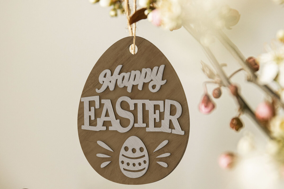 Intra απο ξύλο plywood  Χρώμα wenge 3mm-4mm πάχος - Πρότυπο διακόσμησης πασχαλινών αυγών χειροτεχνίας Δίασταση 5x5 cm INTRAFABR-100959674