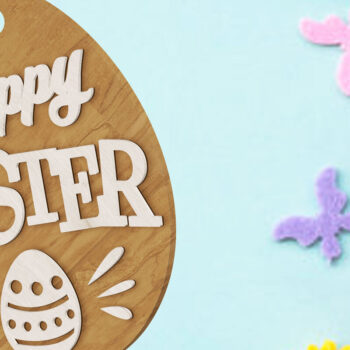 Intra απο ξύλο plywood  Χρώμα wenge 3mm-4mm πάχος - Πρότυπο διακόσμησης πασχαλινών αυγών χειροτεχνίας Δίασταση 5x5 cm INTRAFABR-100959674 - Image 2