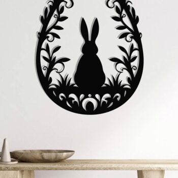 Intra απο ξύλο plywood Χρώμα wenge 3mm-4mm πάχος - Διακοσμητικό πασχαλινό αυγό κοπής με λέιζερ Δίασταση 40x50 cm INTRAFABR-123081008 - Image 2