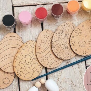 Intra απο ξύλο plywood Χρώμα wenge 3mm-4mm πάχος - Κιτ βαφής πασχαλινών αυγών DIY Δίασταση 15x15 cm INTRAFABR-87114750 - Image 6