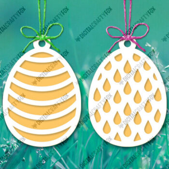 Intra απο ξύλο plywood  Χρώμα wenge 3mm-4mm πάχος - Πασχαλινό αυγό Κρεμαστό , αυγών Δίασταση 6x6 cm INTRAFABR-7612111 - Image 1