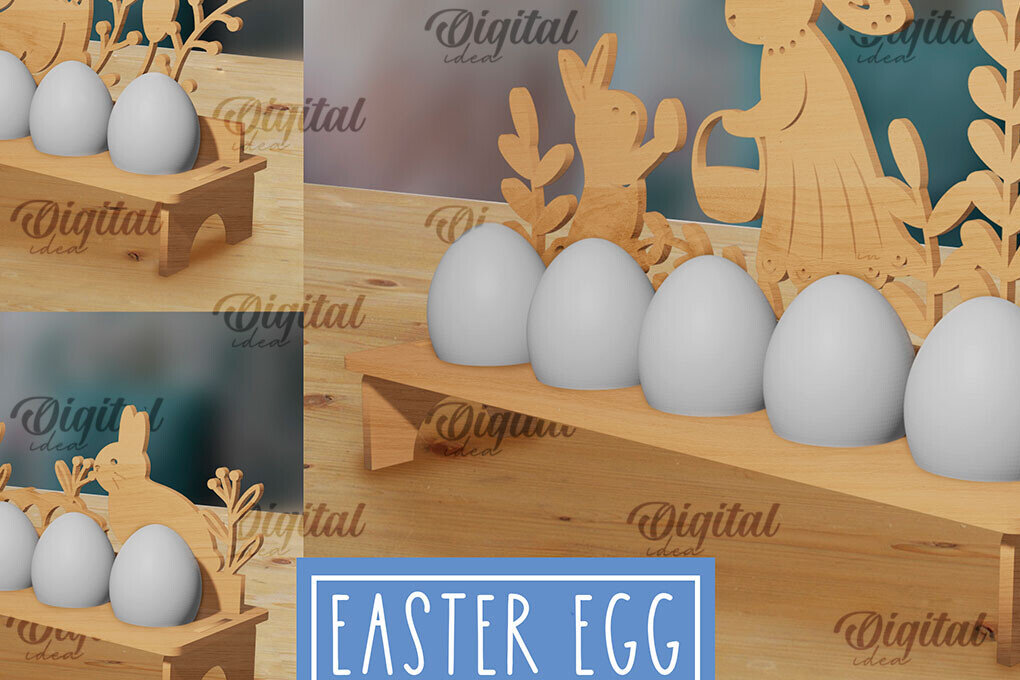 Intra απο ξύλο plywood  Χρώμα wenge 3mm-4mm πάχος - Πασχαλινή θήκη αυγών Bundle Δίασταση 15x15 cm INTRAFABR-121204180