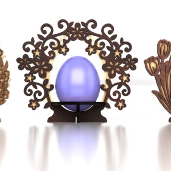 Intra απο ξύλο plywood  Χρώμα wenge 3mm-4mm πάχος - Σετ Πασχαλινές Αυγοθήκες Δίασταση 5x4 cm INTRAFABR-80706171 - Image 7