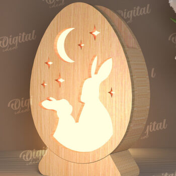 Intra απο ξύλο plywood Χρώμα wenge 3mm-4mm πάχος - Πασχαλινά φωτιστικά με λέιζερ κομμένο πακέτο Δίασταση 15x15 cm INTRAFABR-92472629 - Image 11